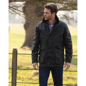 JOHN PARTRIDGE Landowner Wax Walking Jacket Women XS / Men XXS  Black